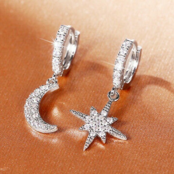 New  925 Sterling silver earrings - Picture 5 of 7